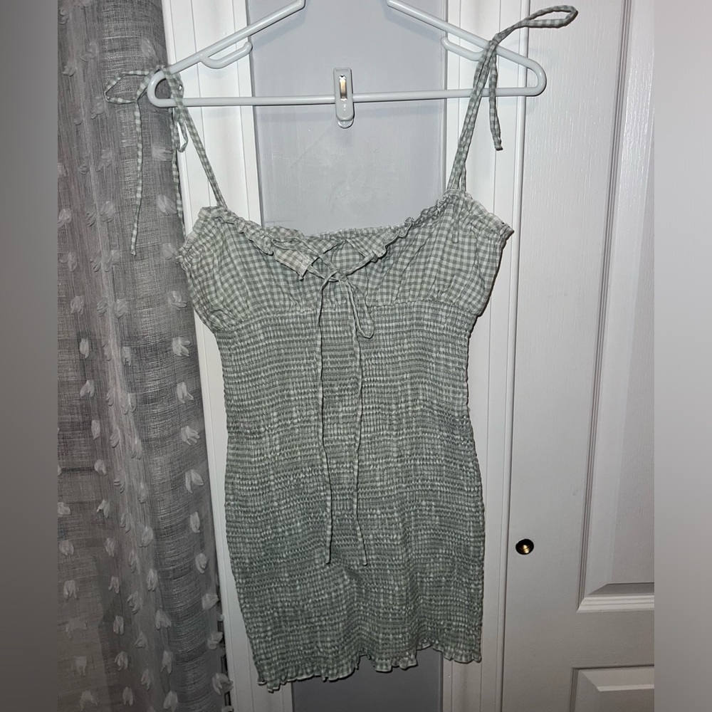 Worn once princess polly gingham pattern dress